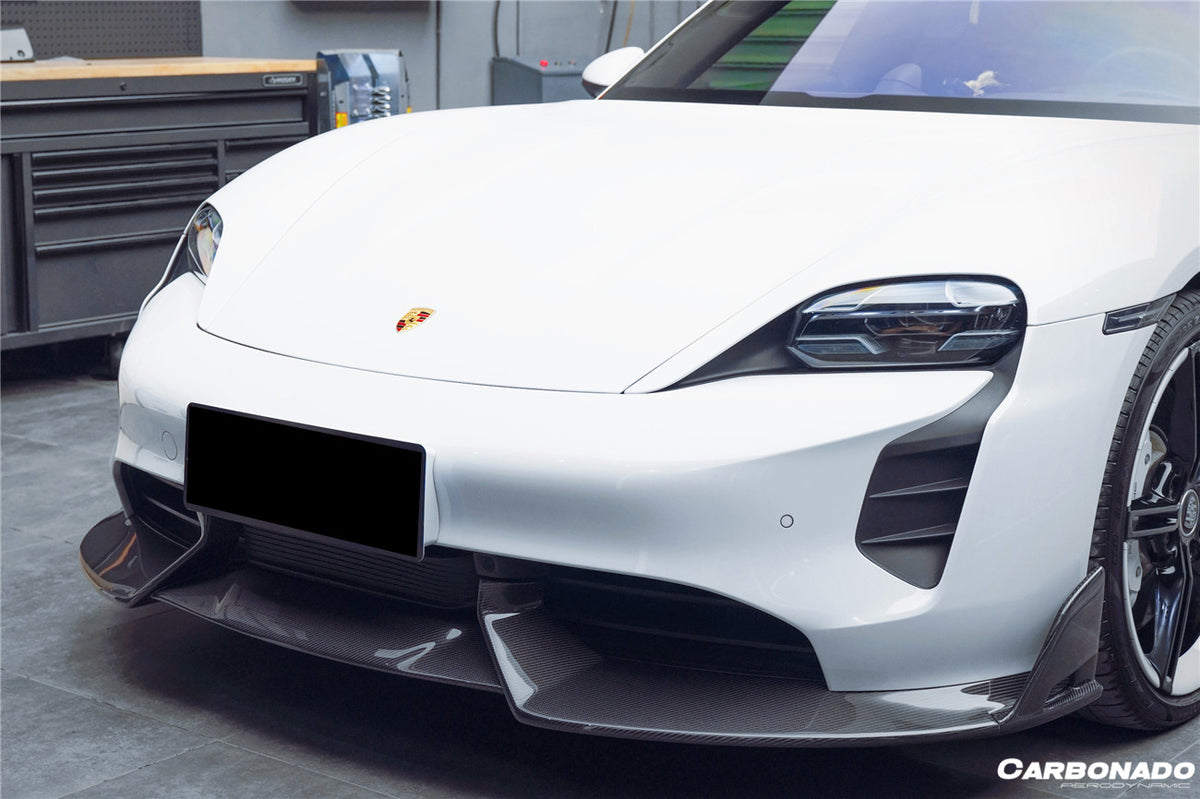 2019-2024 Porsche Taycan & 4 & 4S & GTS & TURBO CADO Style Front Lip