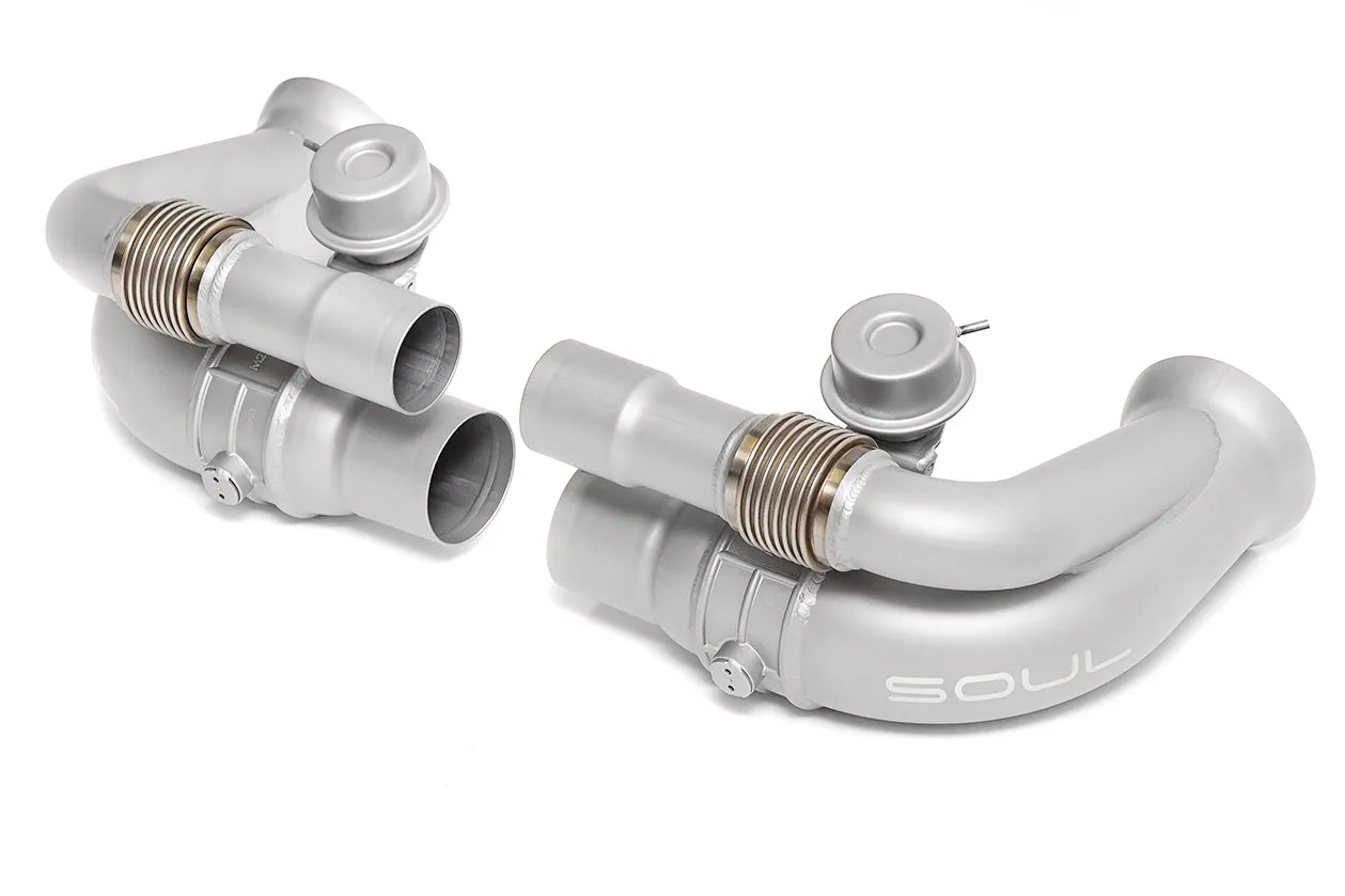 Porsche 997 GT3 Valved Side Muffler Bypass Pipes
