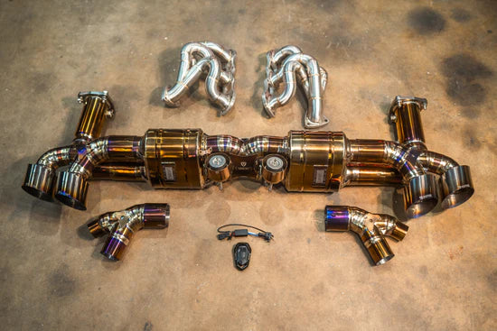 Porsche 911 Turbo 991.1 / 991.2 Valved Titanium Race Exhaust System