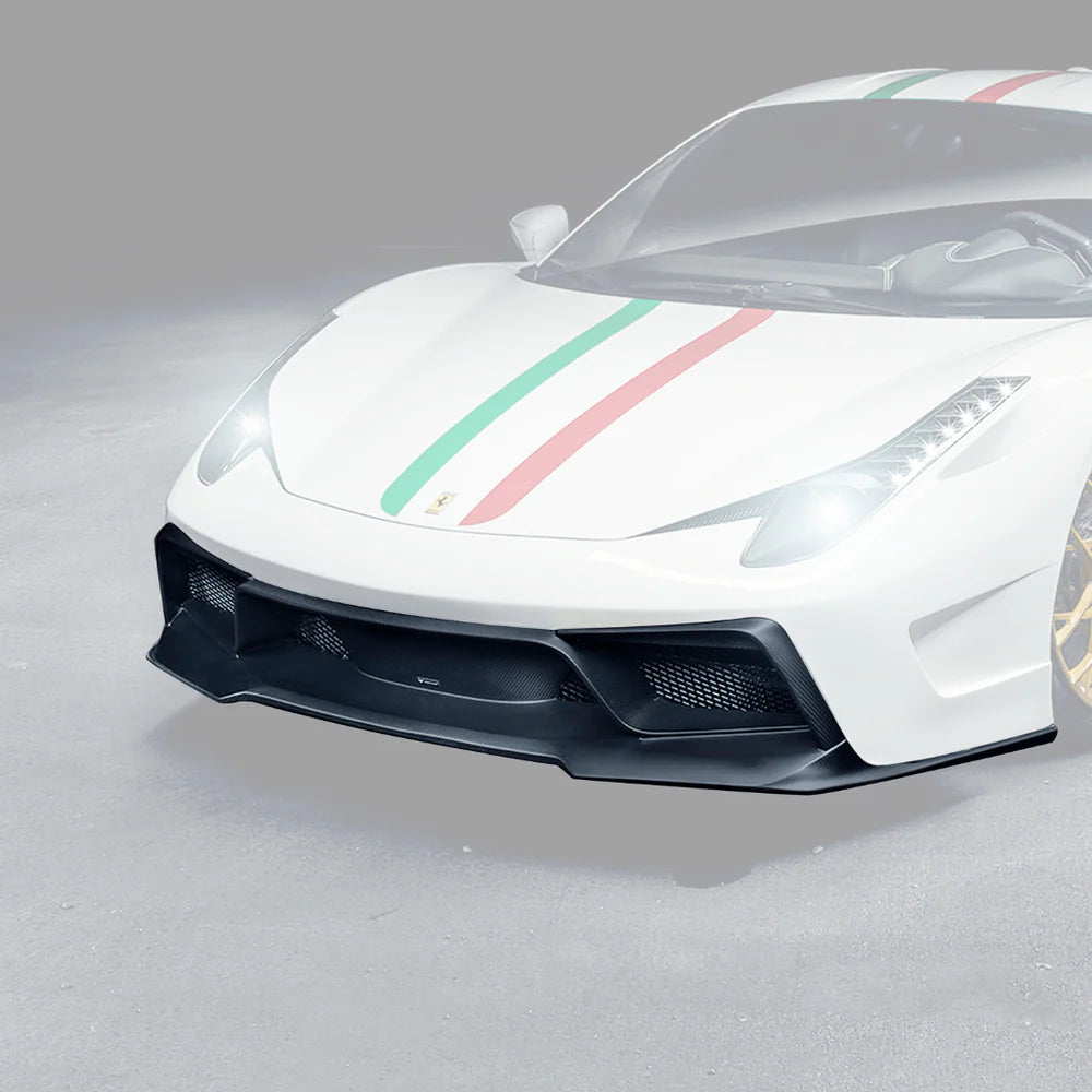 Vorsteiner | Ferrari 458 Italia VX Carbon Fiber Front Bumper w/ Front Spoiler