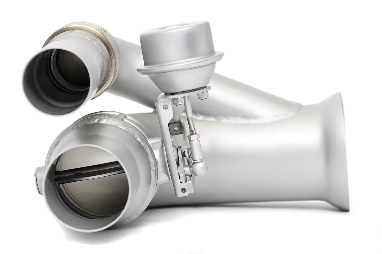 Porsche 997 GT3 Valved Side Muffler Bypass Pipes
