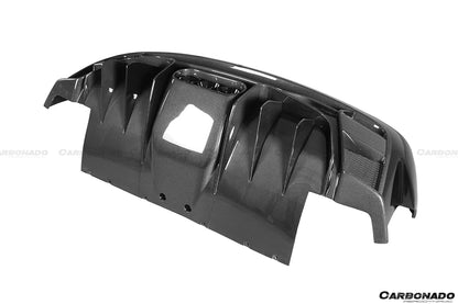 2010-2015 Ferrari 458 Italia & Spider VRS Style Rear Bumper With Tips