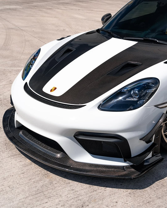 Dundon | 718 GT4RS VALKYRIE CARBON SPLITTER WITH DUAL DIVE PLANES