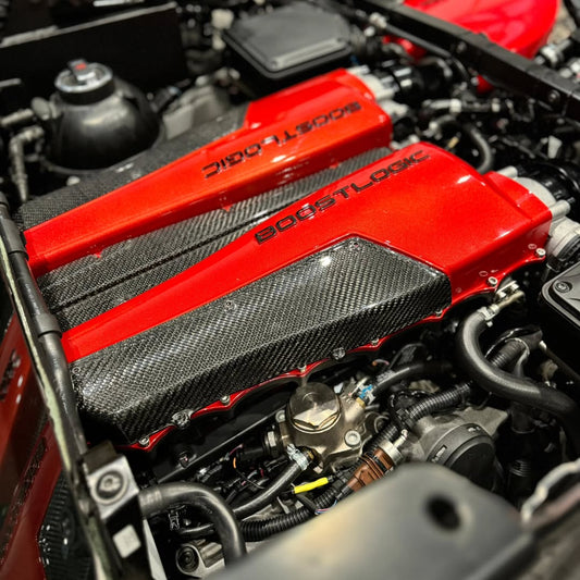 Boost Logic Audi R8/Lamborghini Huracan Billet and Carbon Fiber Intake Manifold