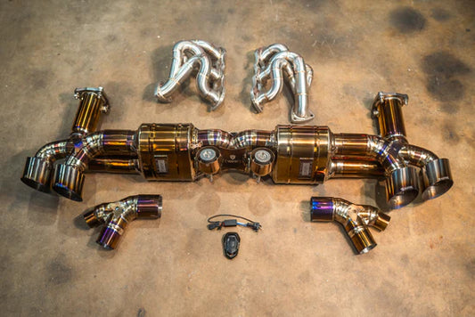 Porsche 911 Turbo 991.1 / 991.2 Valved Titanium Race Exhaust System