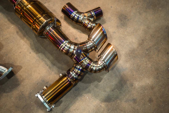 Porsche 911 Turbo 991.1 / 991.2 Valved Titanium Race Exhaust System