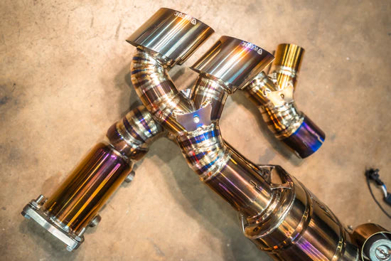 Porsche 911 Turbo 991.1 / 991.2 Valved Titanium Race Exhaust System