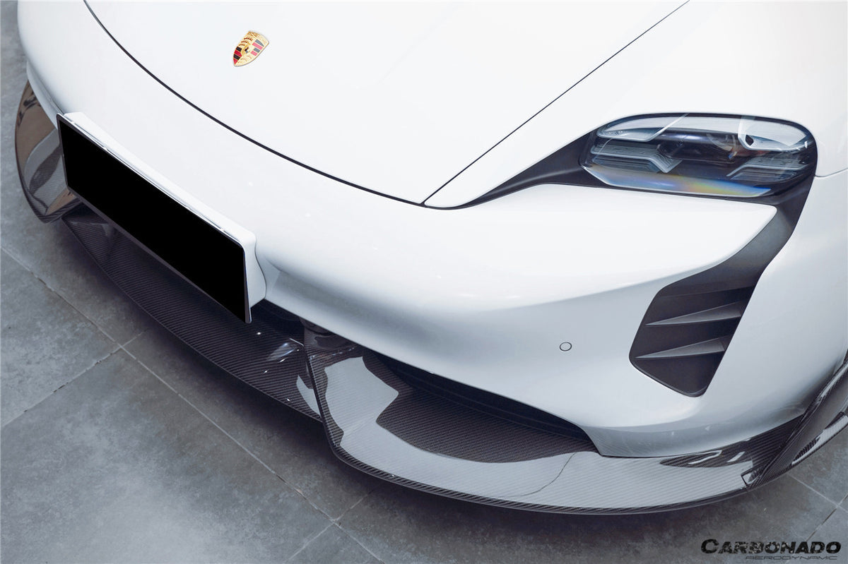 2019-2024 Porsche Taycan & 4 & 4S & GTS & TURBO CADO Style Front Lip