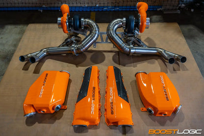 Boost Logic Audi R8/Lamborghini Huracan Billet and Carbon Fiber Intake Manifold
