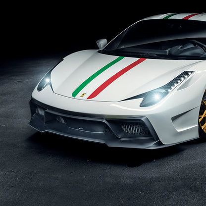Vorsteiner | Ferrari 458 Italia VX Carbon Fiber Front Bumper w/ Front Spoiler