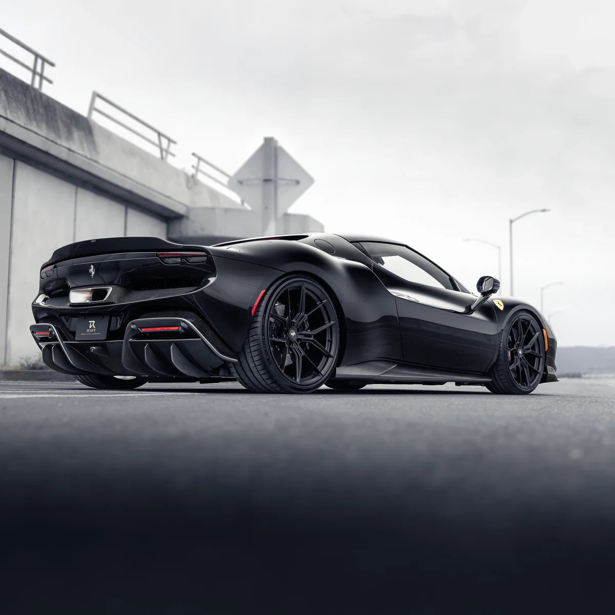 Ryft Ferrari 296 GTB Carbon Fiber Side Skirts