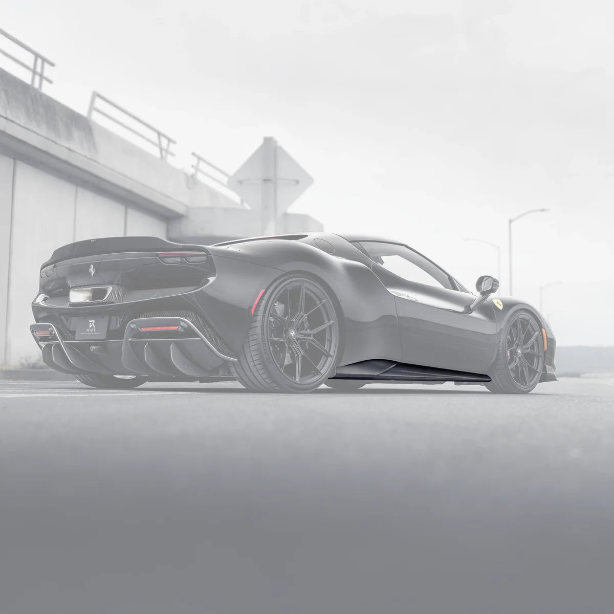 Ryft Ferrari 296 GTB Carbon Fiber Side Skirts