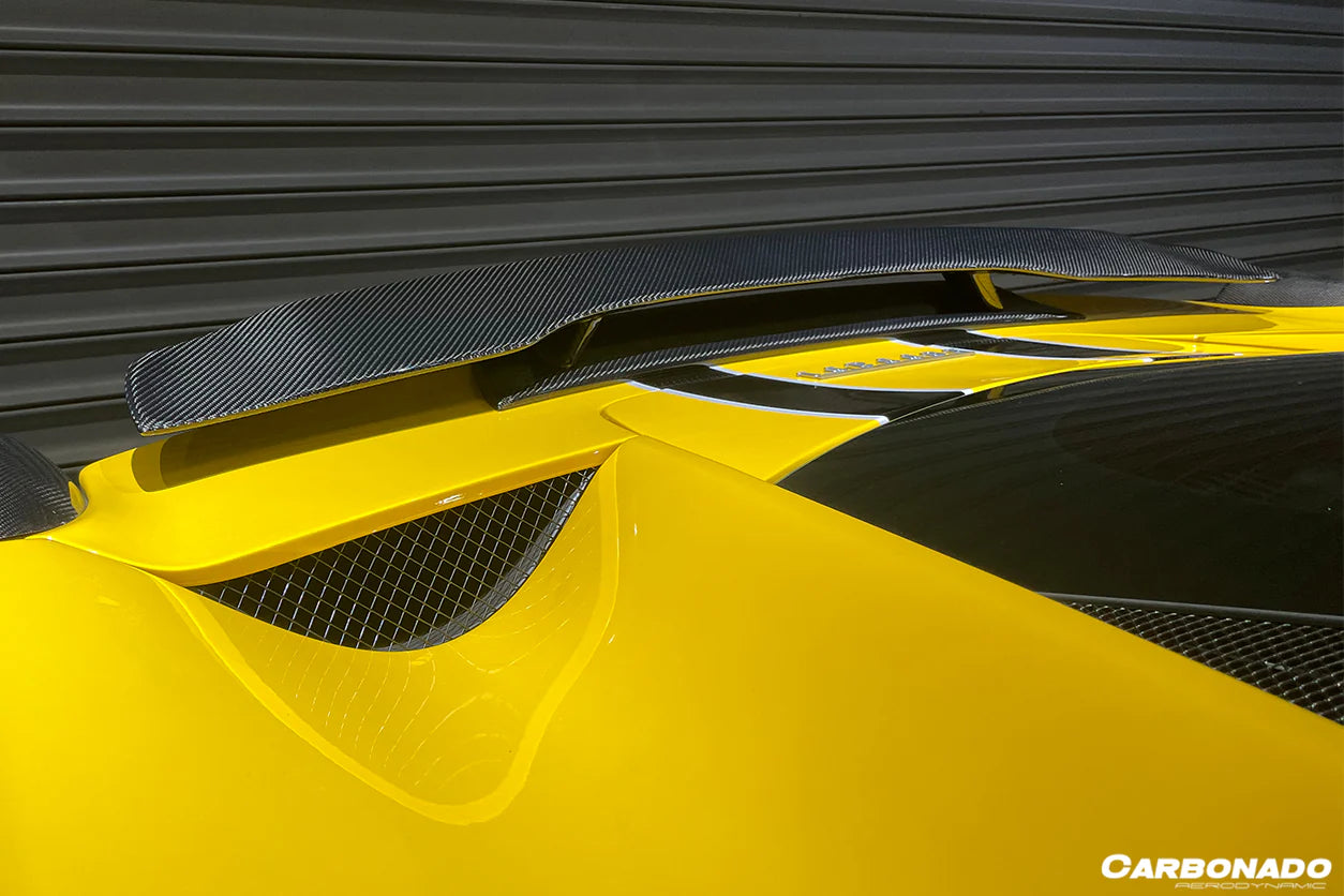 2010-2015 Ferrari 458 Coupe & Spider VT Style Carbon Fiber Trunk Spoiler